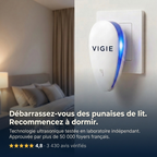 VIGIE™ Répulsif Ultrasonique — Chassez définitivement les punaises de lit et 14 autres nuisibles